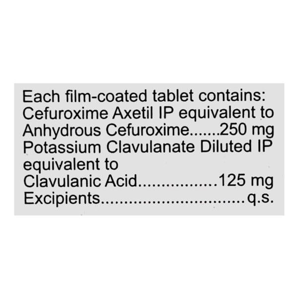 Zocef CV 250mg Tablet 6'S