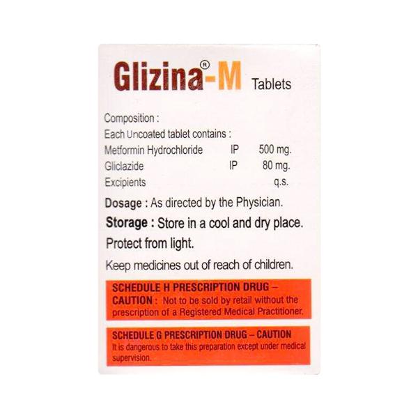 GLIZINA M Tablet 10's