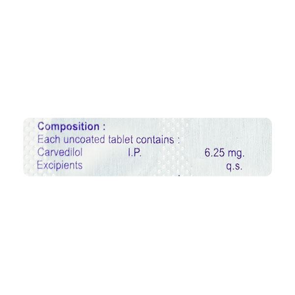 CARVENOL 6.25 Tablet 10's