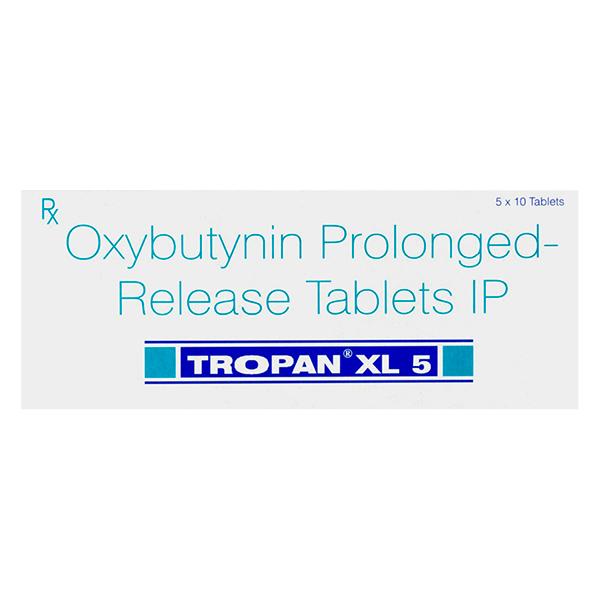 Tropan XL 5mg Tablet 10'S