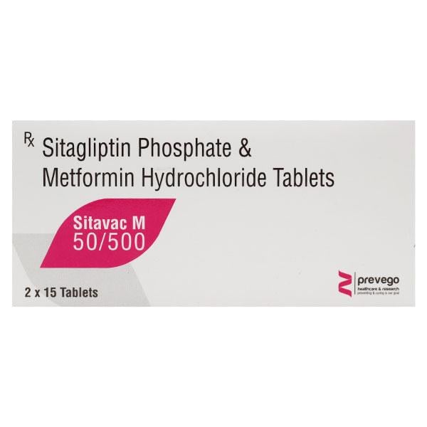 SITAVAC M 50/500 Tablet 15's