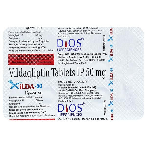 XILDA 50 Tablet 15's