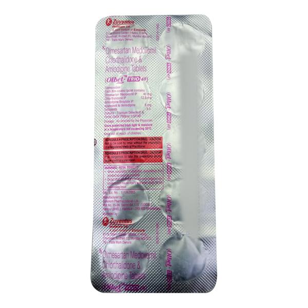 Olbet Trio 40Mg Tablet 10's
