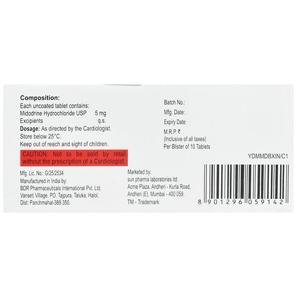 XIDORIN 5 Tablet 10's