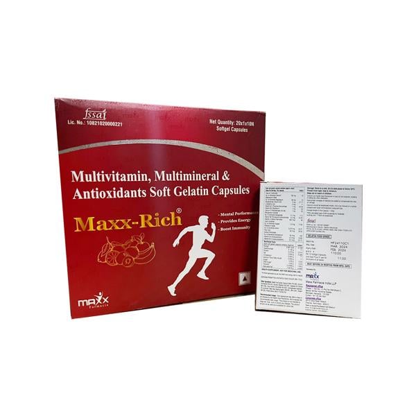MAXX RICH Softgel Capsule 10's