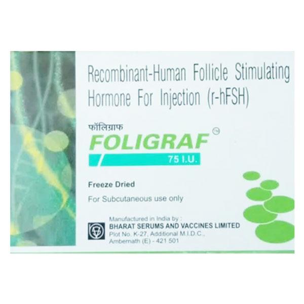 Foligraf 75Iu Injection 1'S