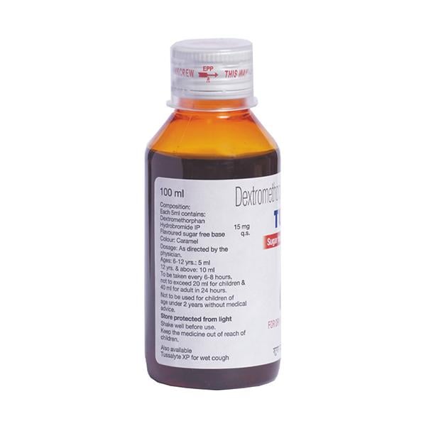 TUSSALYTE SUGAR FREE Cough Syrup 100ml