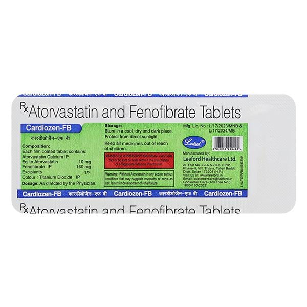 Cardiozen FB Tablet 10'S