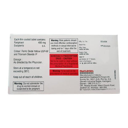 FAVIHOPE 400 Tablet 17's