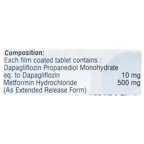 DAPAGAIN M 10/500 Tablet 15's
