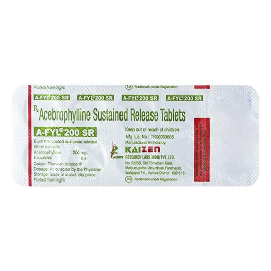 A FYL 200 SR Tablet 10's - Global Surgicals