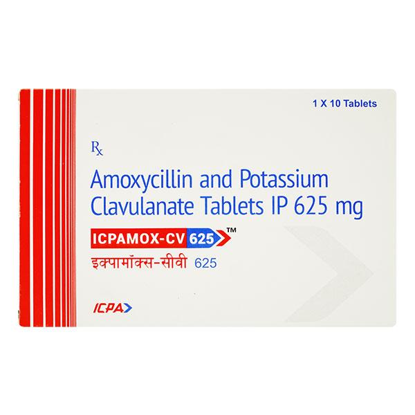 ICPAMOX CV 625 Tablet 10's