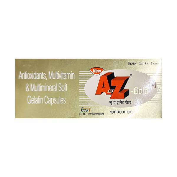 A TO Z GOLD NEW Capsule 15's - Global Surgicals