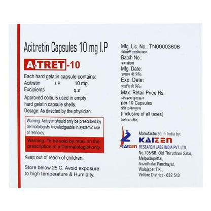 A TRET 10mg Capsule 10's - Global Surgicals