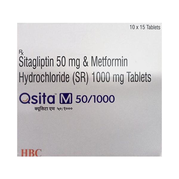 QSITA M 50/1000 Tablet 15's