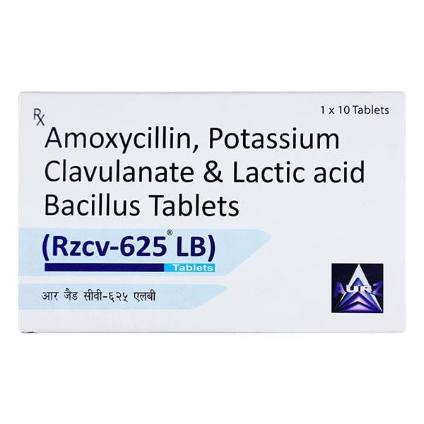RZCV LB 625 Tablet 10's