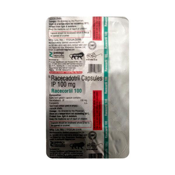 RACECORTIL 100 Capsule 10's