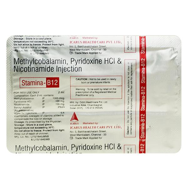 STAMINA B12 Injection 2ml