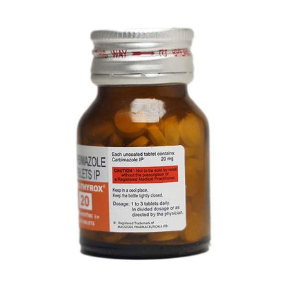 Anti Thyrox 20mg Tablet 100'S