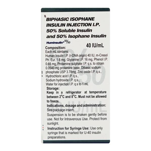 Huminsulin 50/50 40IU Injection 1X10ml