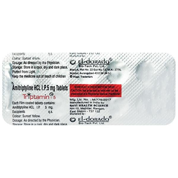 TRIPTAMIN 5 Tablet 10's