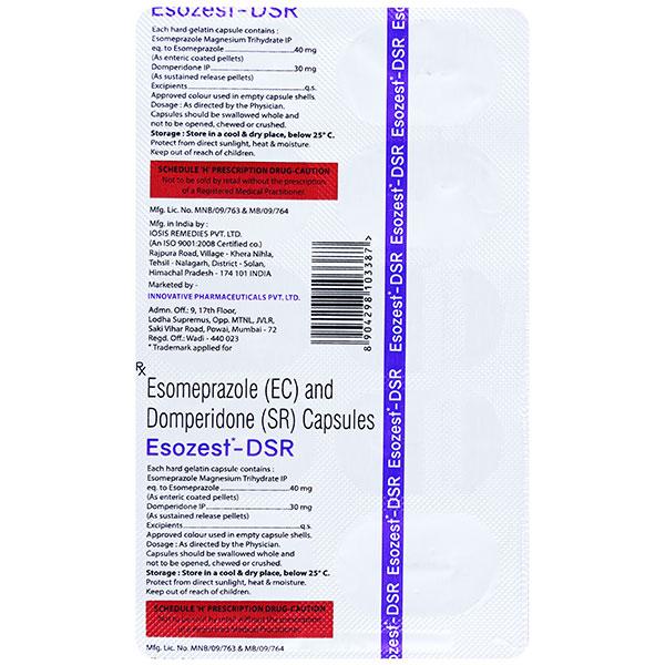 ESOZEST DSR Capsule 10's