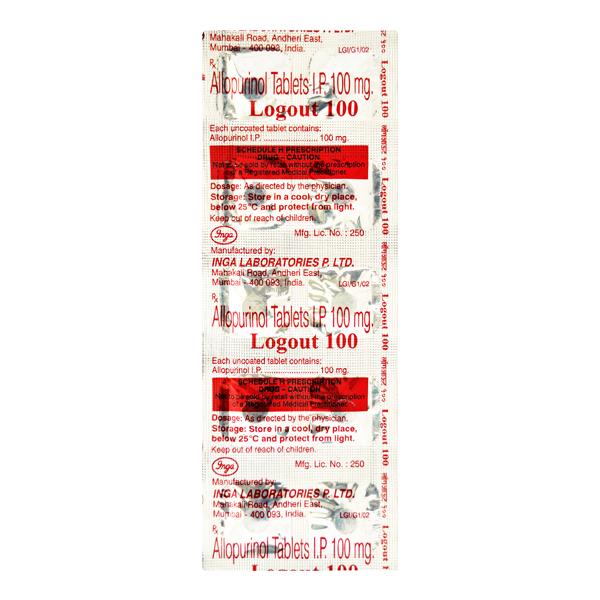 LOGOUT 100MG TABLET 10'S