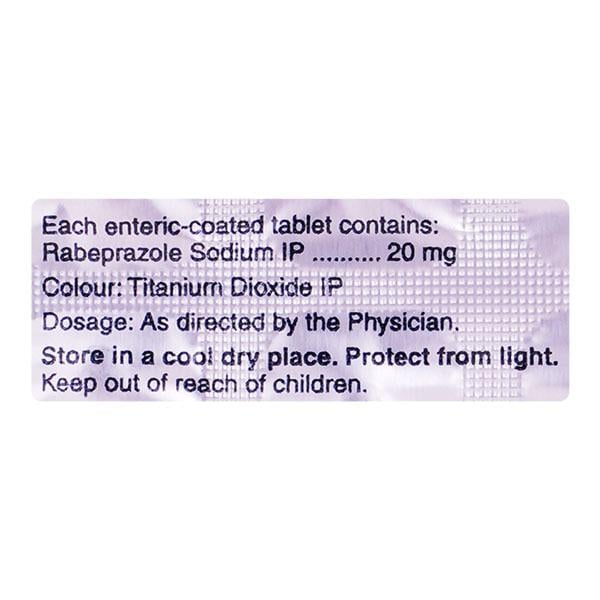 Rabicip 20mg Tablet 15'S