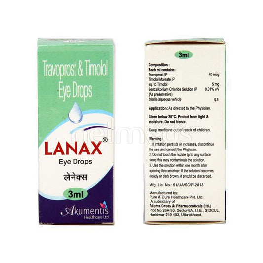 Lanax Eye Drops 3ml