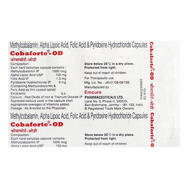 Cobaforte OD Capsule 10'S