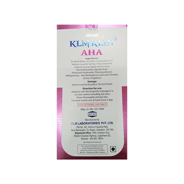 KLMKLIN AHA FACE WASH Gel 150ml