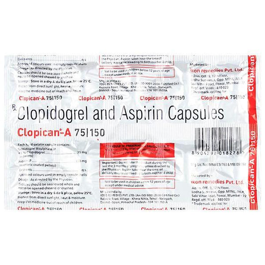 CLOPICAN A 75/150 Capsule 10's
