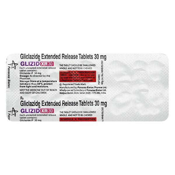 GLIZID XR 30 Tablet 10's