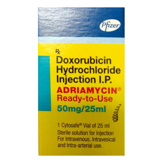 Adriamycin Rtu 50mg Injection 1'S
