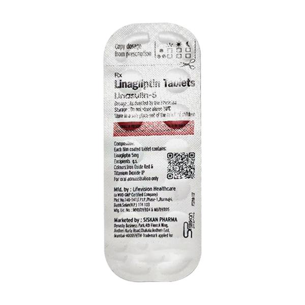 LINASULIN 5 Tablet 10's