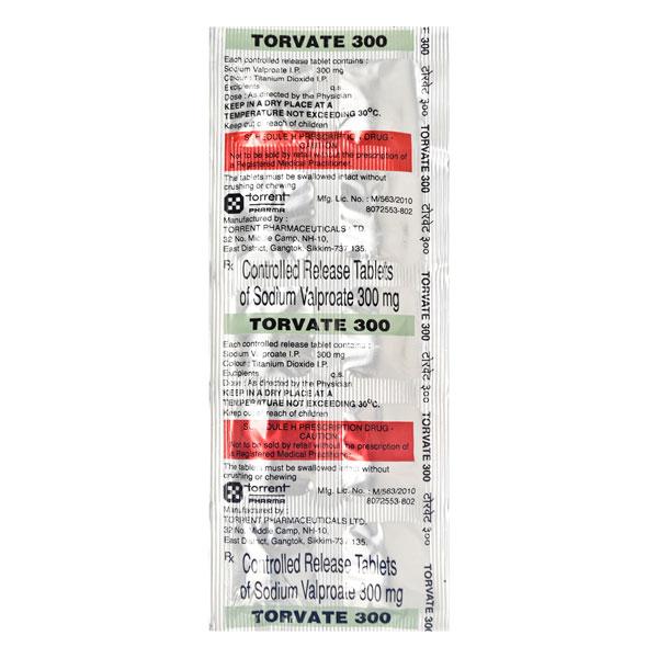 Torvate 300mg Tablet 10'S