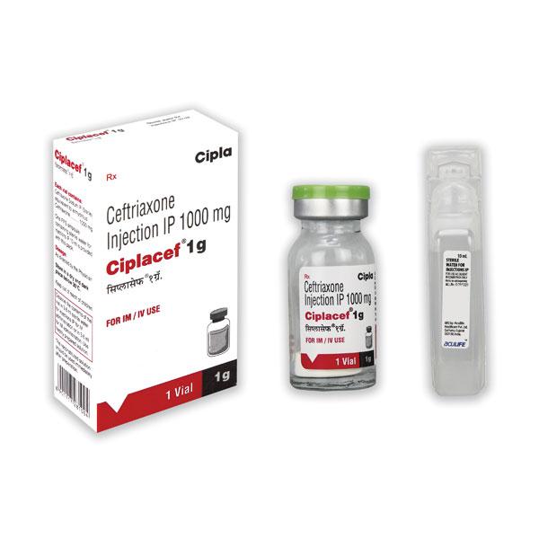 Ciplacef 1000mg Injection 5ml