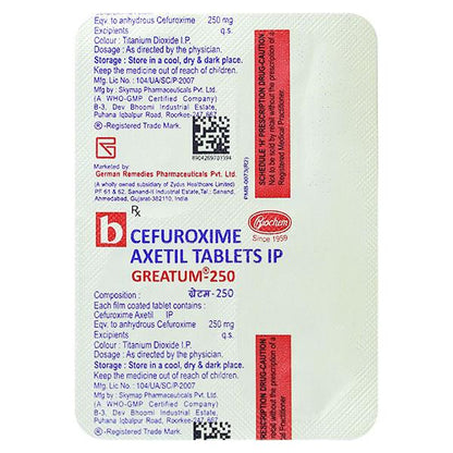 Greatum 250mg Tablet 4'S