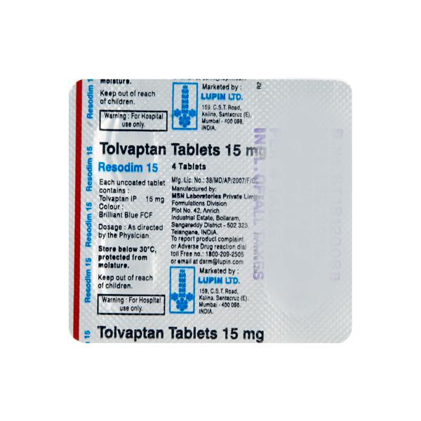 Resodim 15mg Tablet 4'S