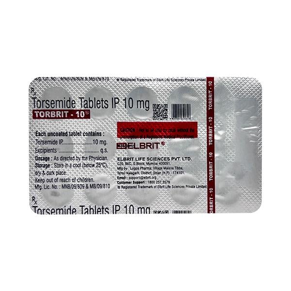 TORBRIT 10 Tablet 15's