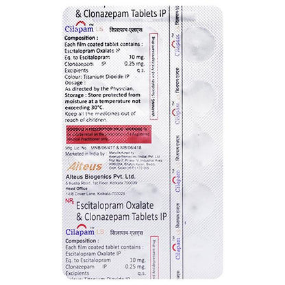 CILAPAM LS Tablet 15's