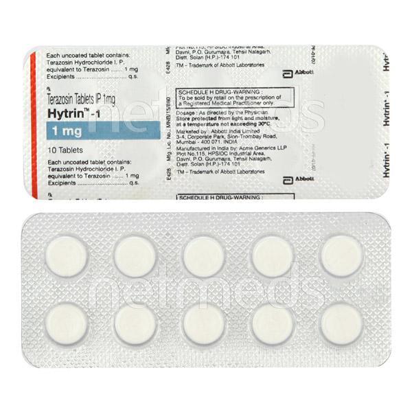 Hytrin 1mg Tablet 10'S