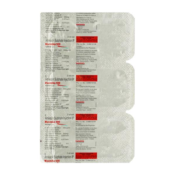 Macmika 500mg Injection 2ml