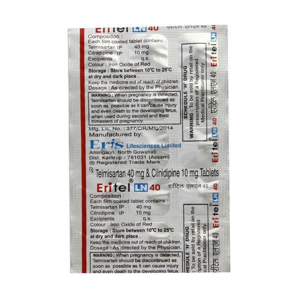 Eritel LN 40mg Tablet 15'S