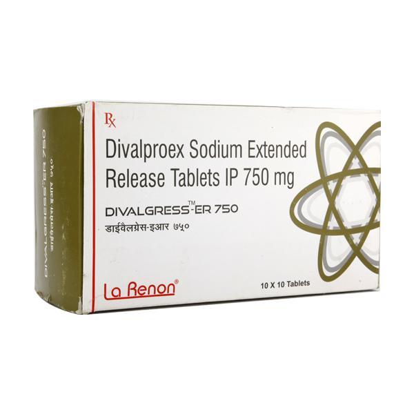 Divalgress ER 750mg Tablet 10'S