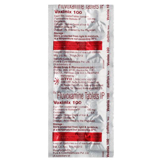 Voxinix 100mg Tablet 10'S