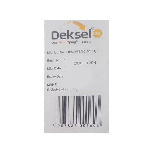 Deksel 2k Oral Nano Spray 15ml