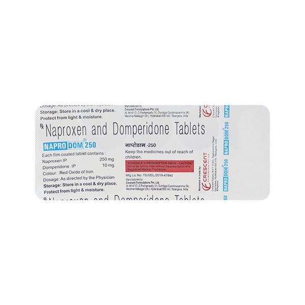 Naprodom 250mg Tablet 10'S