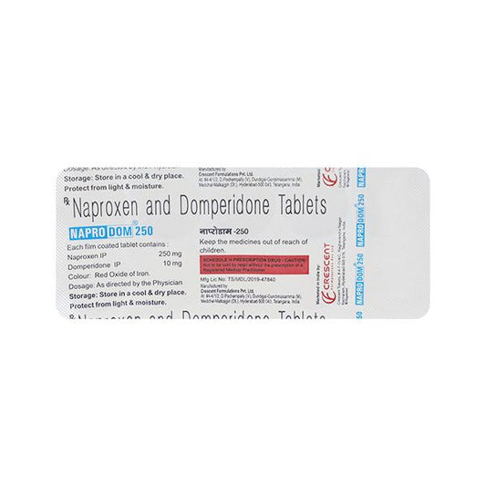 Naprodom 250mg Tablet 10'S