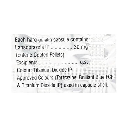 Lanspro 30mg Capsule 15'S